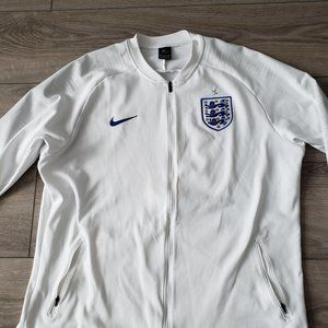 Nike England Mens White Anthem Track Jacket Size XXL